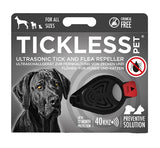 Défense Tickless Teck Teek et VLO pour chien et chat noir