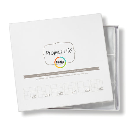 Project life • becky higgins photo pocket pages variety pack 30,5x30,5cm