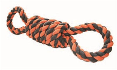 Happy pet Nuts for knots extreme spoel 8 vorm tugger grijs oranje