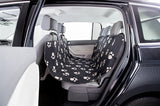 Trixie Car Say Puprint Nylon Fleece Black Beige