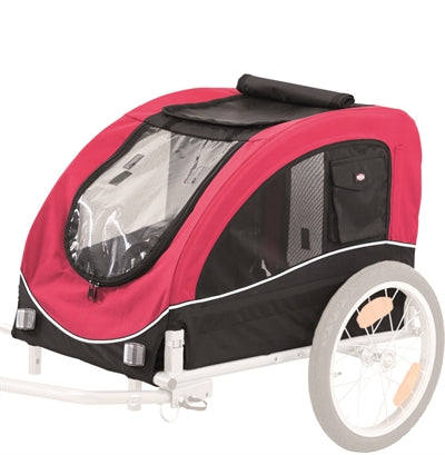 Trixie dog bike cart black red