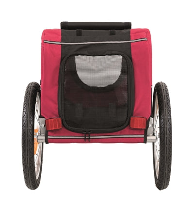 Trixie Dog Bike Cart Nero rosso