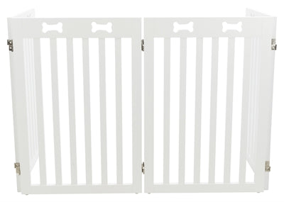 Trixie Close Fence White 4 Panels