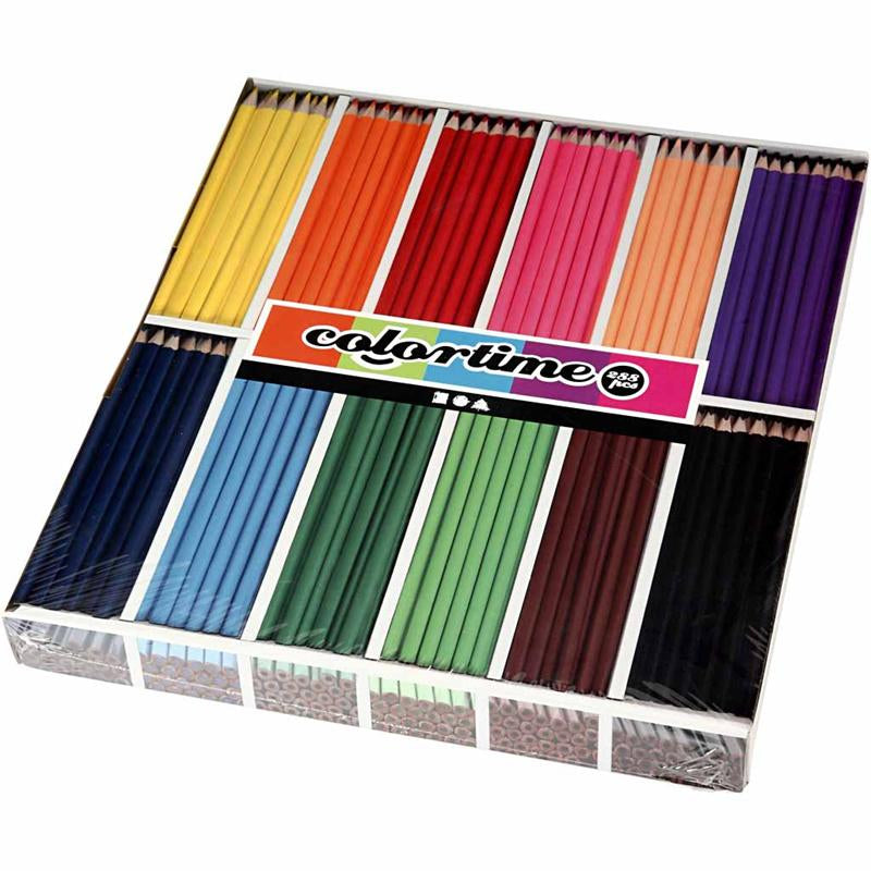 Creativ Company Triangular Crayons - Basic Colours, 288 pcs.