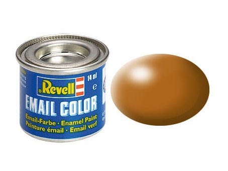 Revell - model building paint no. 382 wood brown satin matt