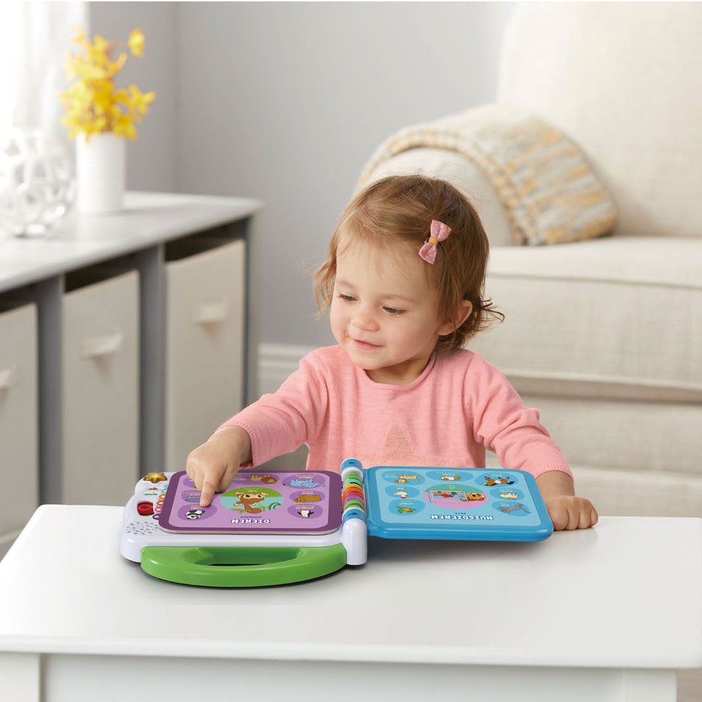 VTech Kinderboek Mijn Eerste 100 Woordjes blauw