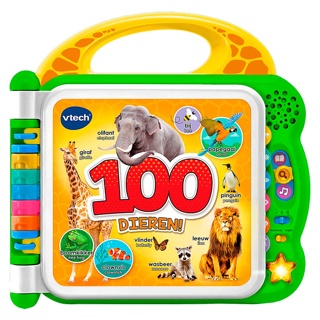 Vtech Kinderbuch meine ersten 100 Wörter Tiere grün