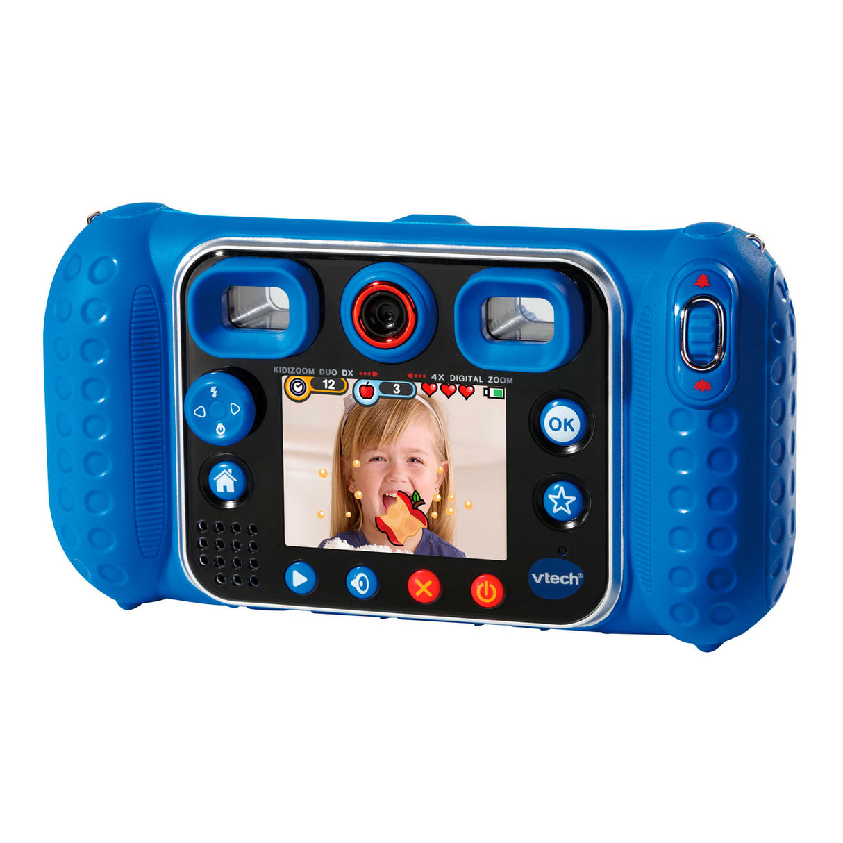 VTech Kidizoom Duo DX Children's Camera Blue 4-Piece