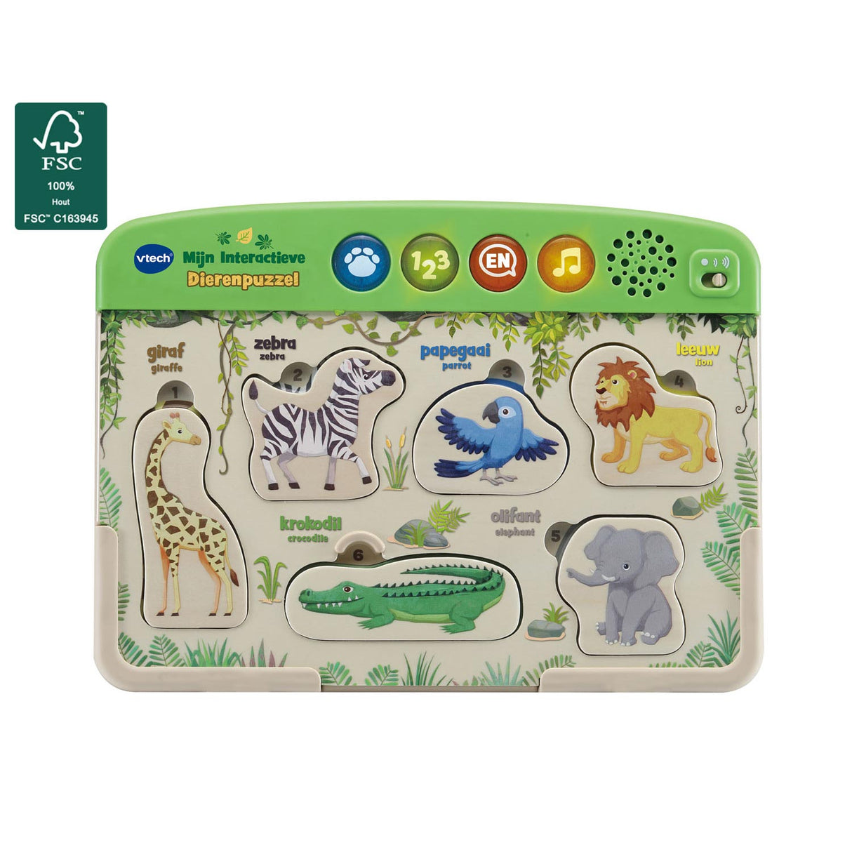 Vtech meng interaktiv Déier Puzzle