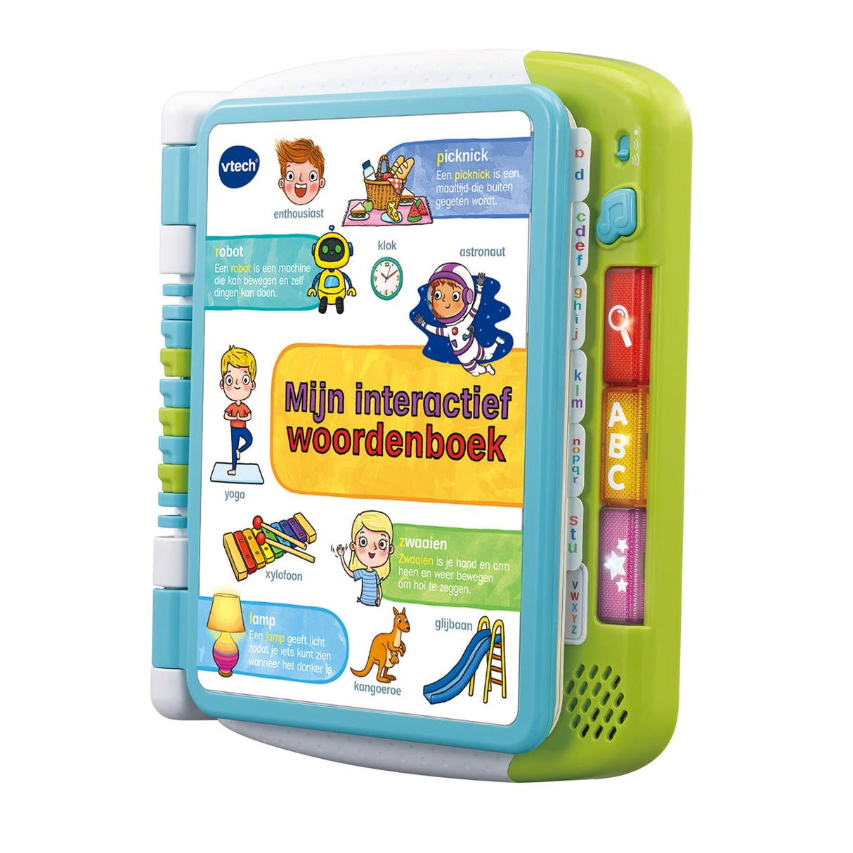 Vtech Book per bambini My Interactive Dizionario bianco blu verde