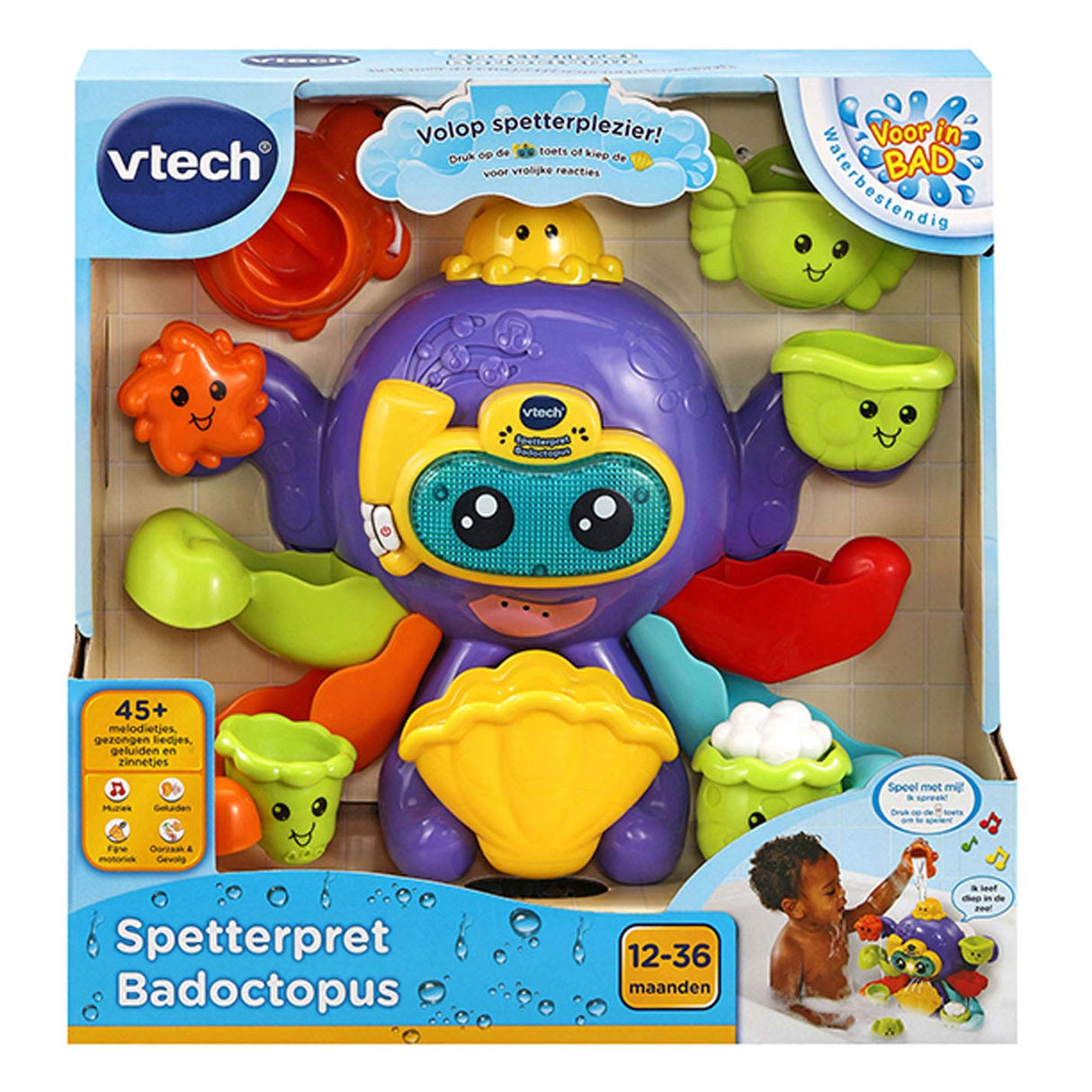 Vtech spetterpret badoctopus