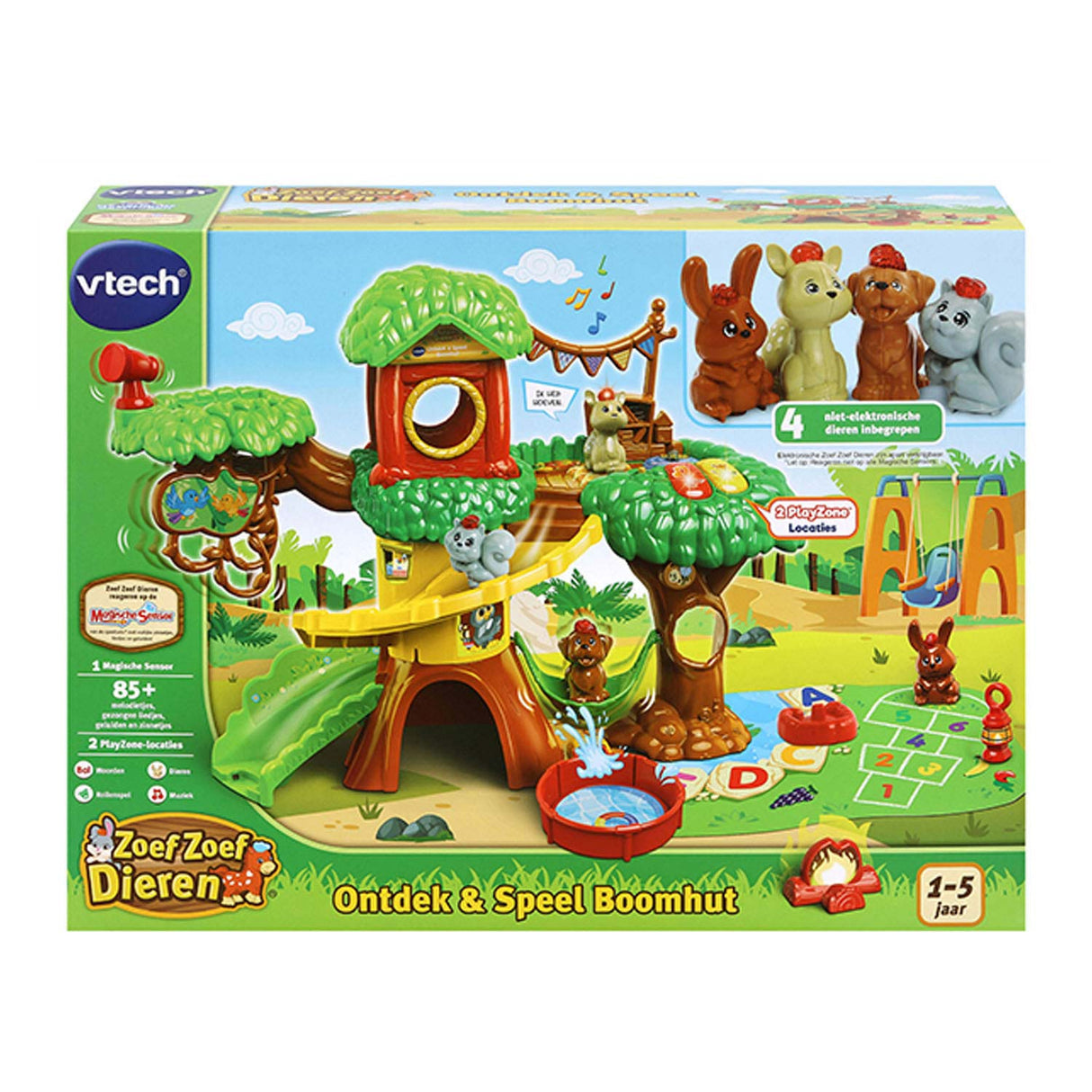 Vtech Zoef Zoef Dieren Discover Play Boomhut