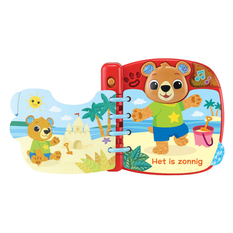 Vtech ruhát válogat a medvével