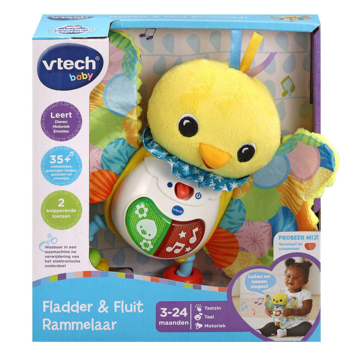 Vtech Baby Fladder Flauto Rammelaar