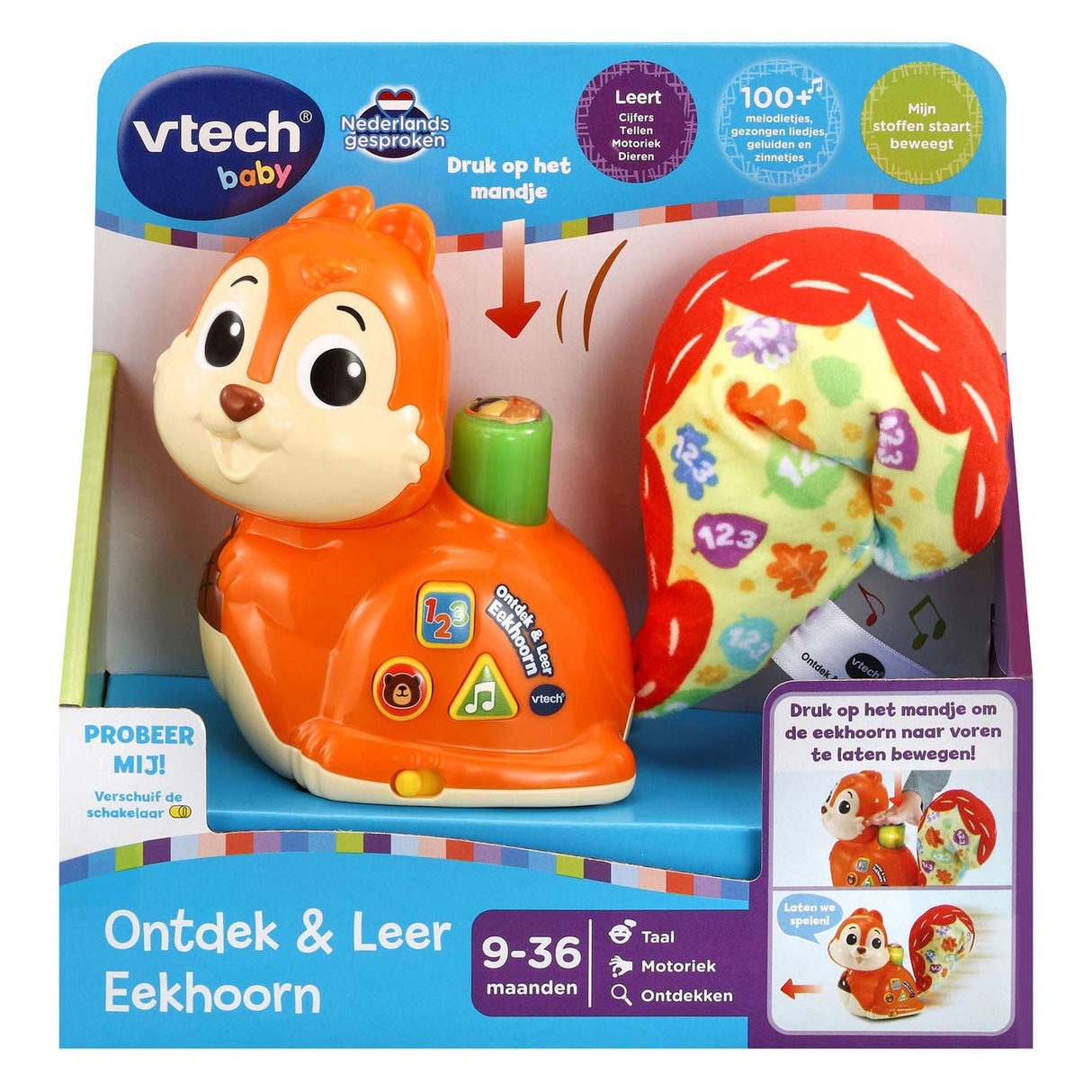 VTech Baby Ontdek Leer Eekhoorn