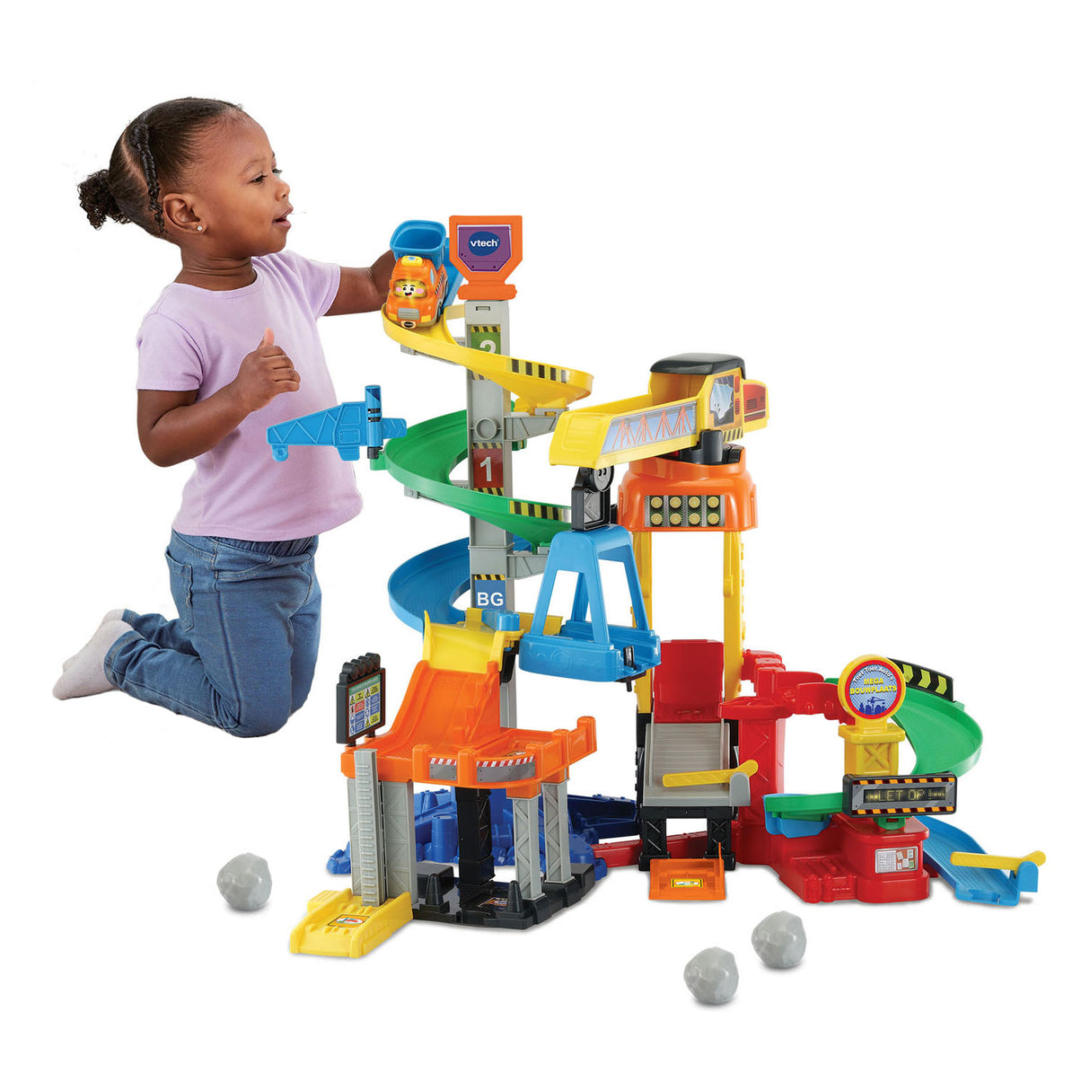 VTECH TOET TOET BILER MEGA CONSTRUCTION STED