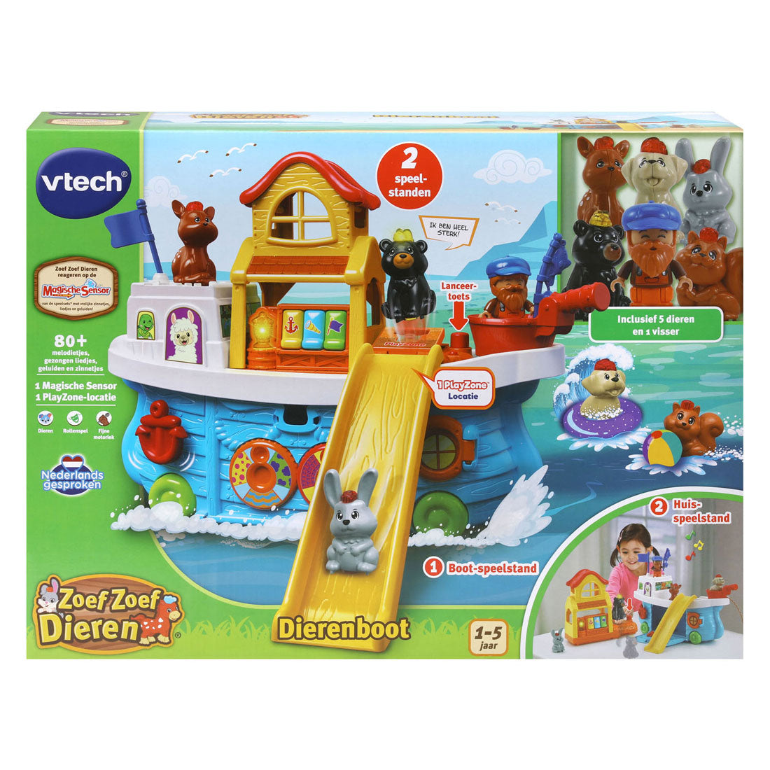 Vtech Zoef Zoef Zoef Dieren Pierboot