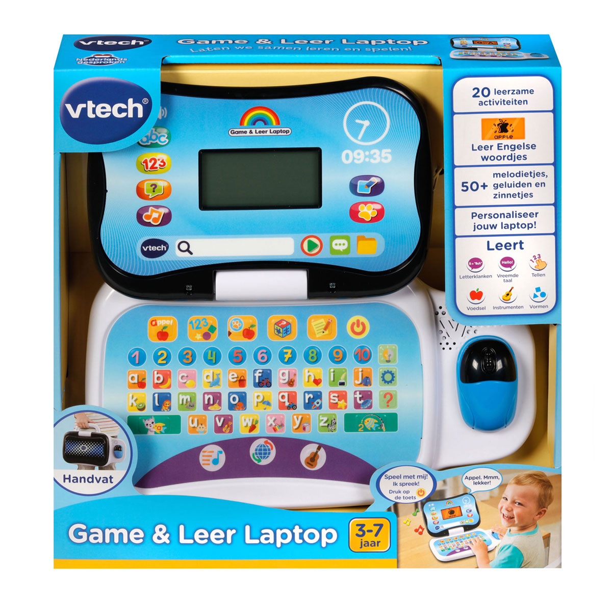 La computadora portátil de cuero de juego Vtech