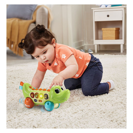 Vtech baby roll fond krokodýl