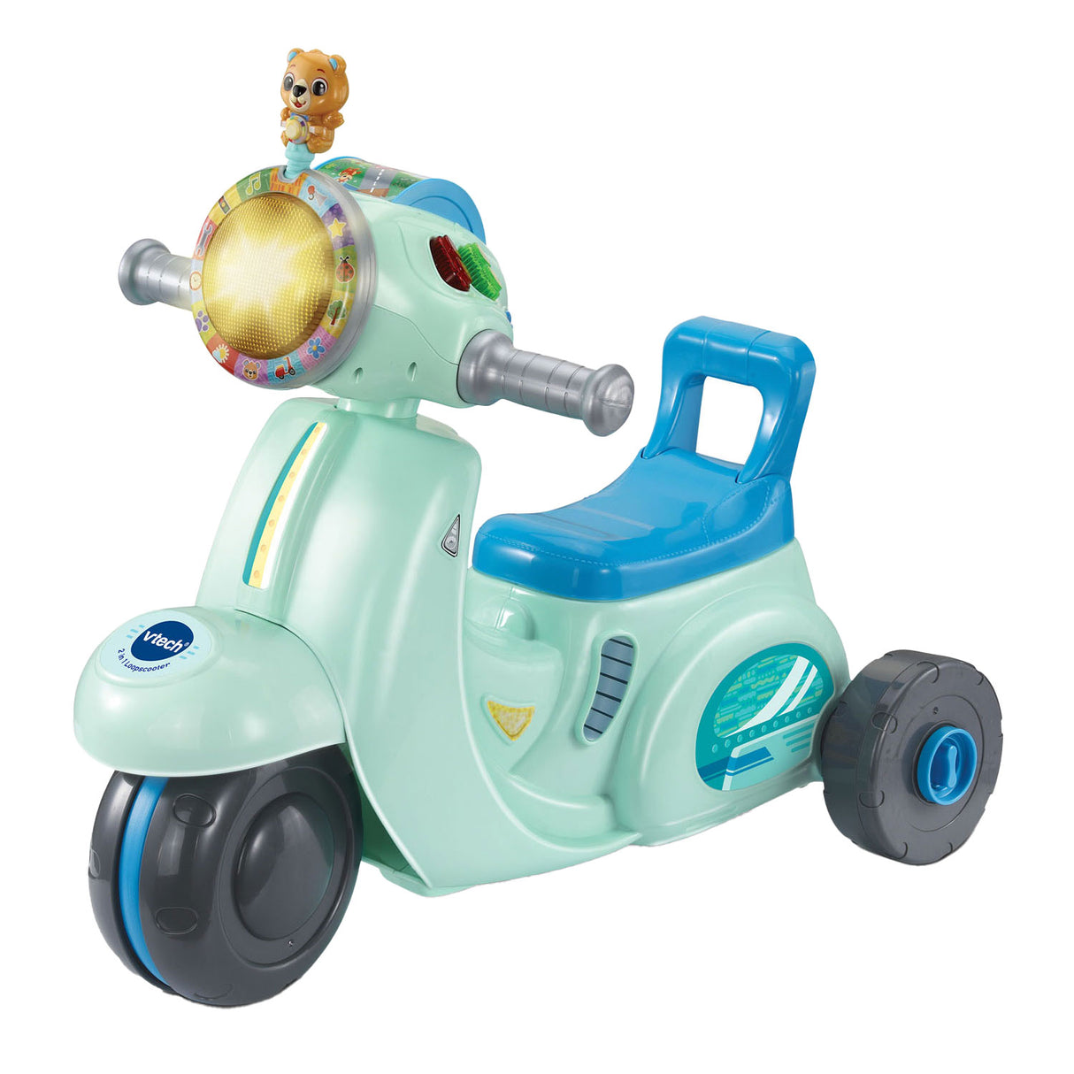 Vtech 2in1 leeft Scooter blo