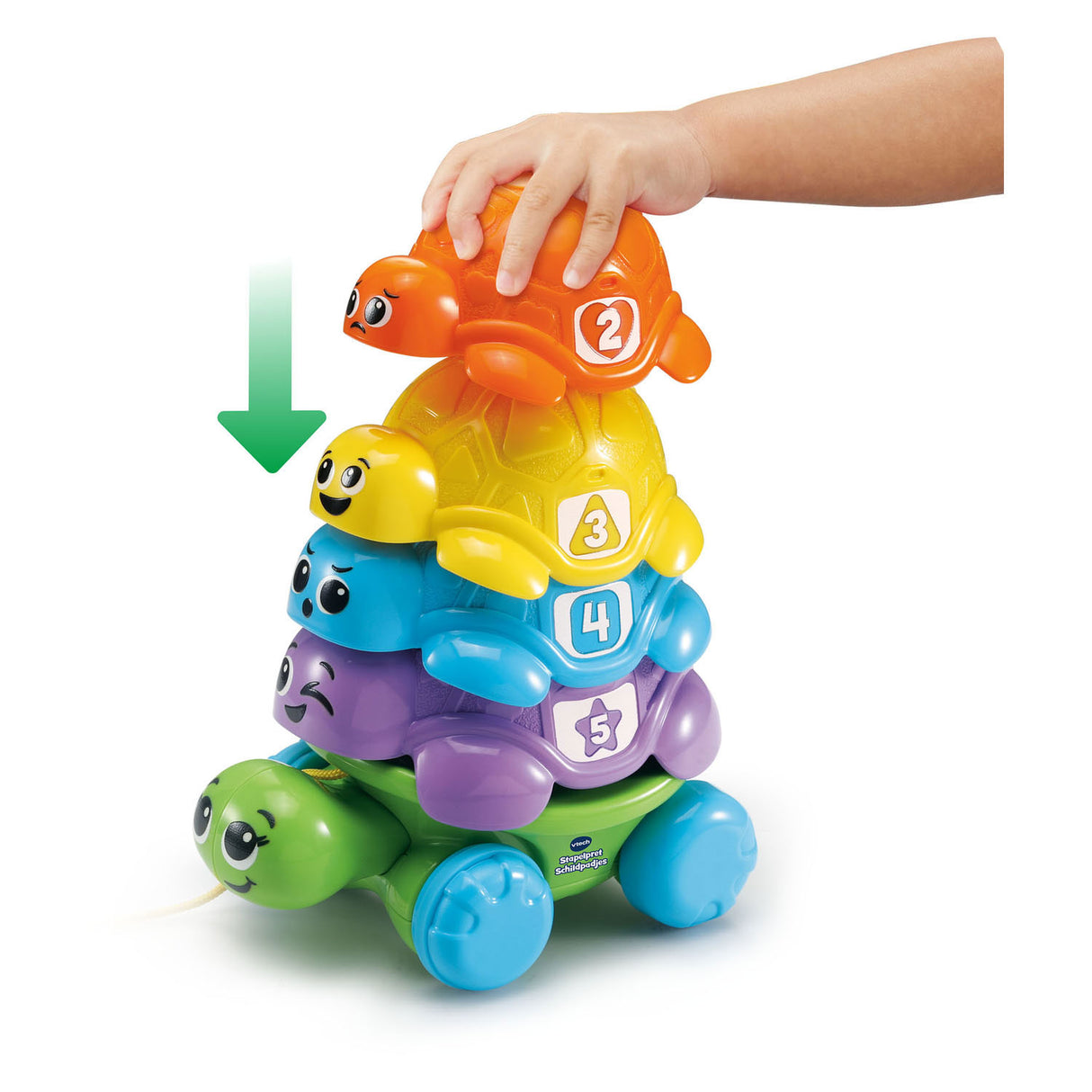 Vtech stabling morsom turtle pull figur