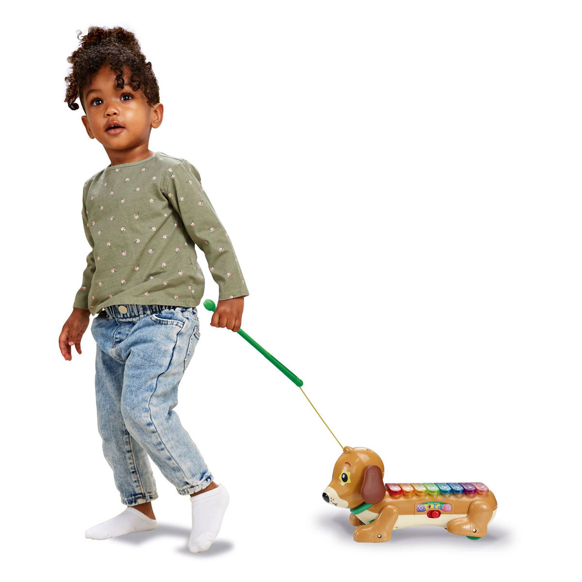 Xilofone Vtech Timmie Dachshund com luz e som