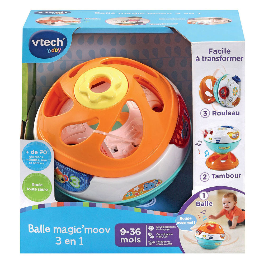 Vtech magic'moov míč interaktivní hračka 3 v 1