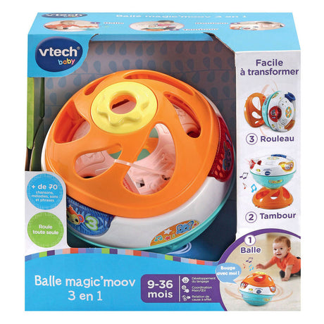 Vtech magic'moov míč interaktivní hračka 3 v 1