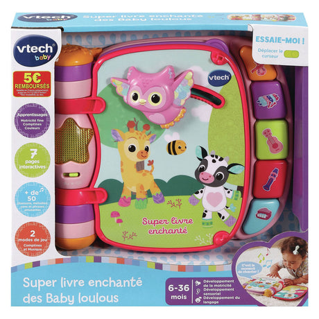Vtech animal friends songbook pink