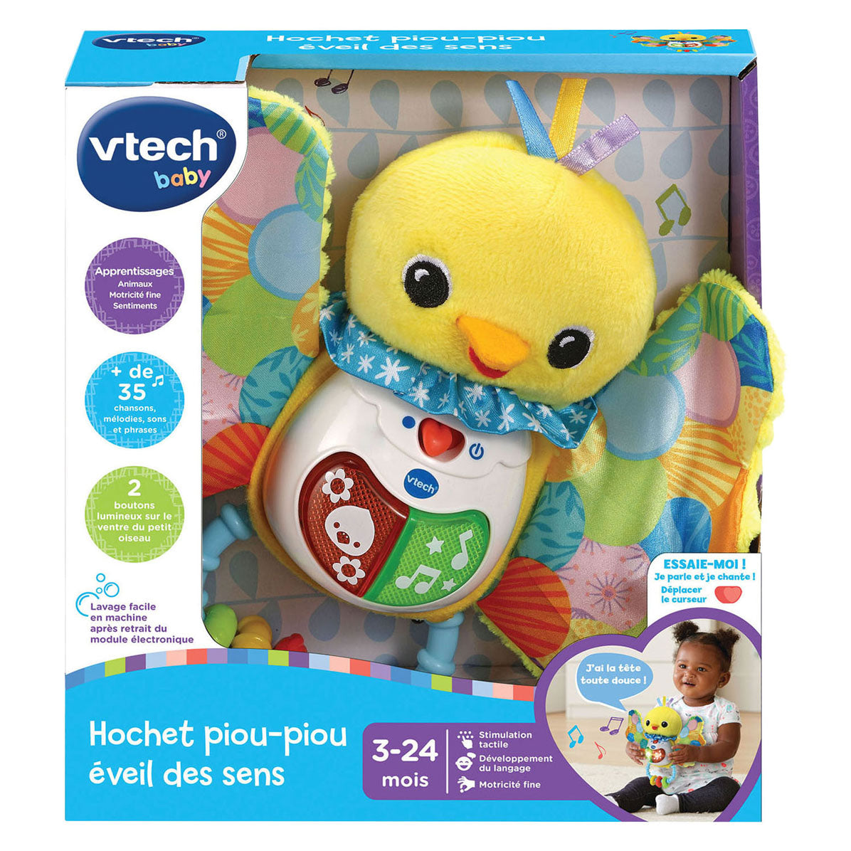 Vtech baba flutter síp csörgő
