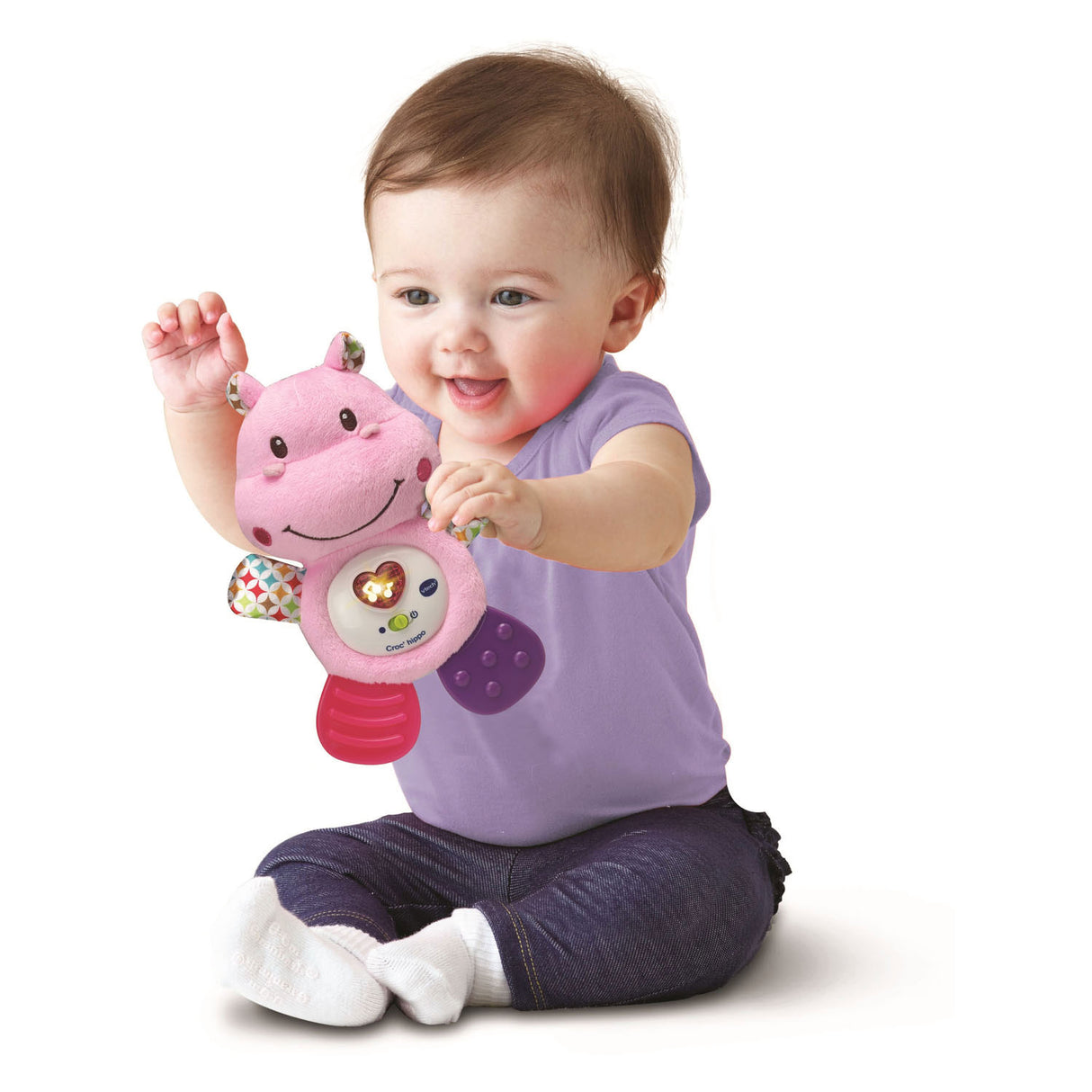 Vtech dětské chrastítko croc hroch