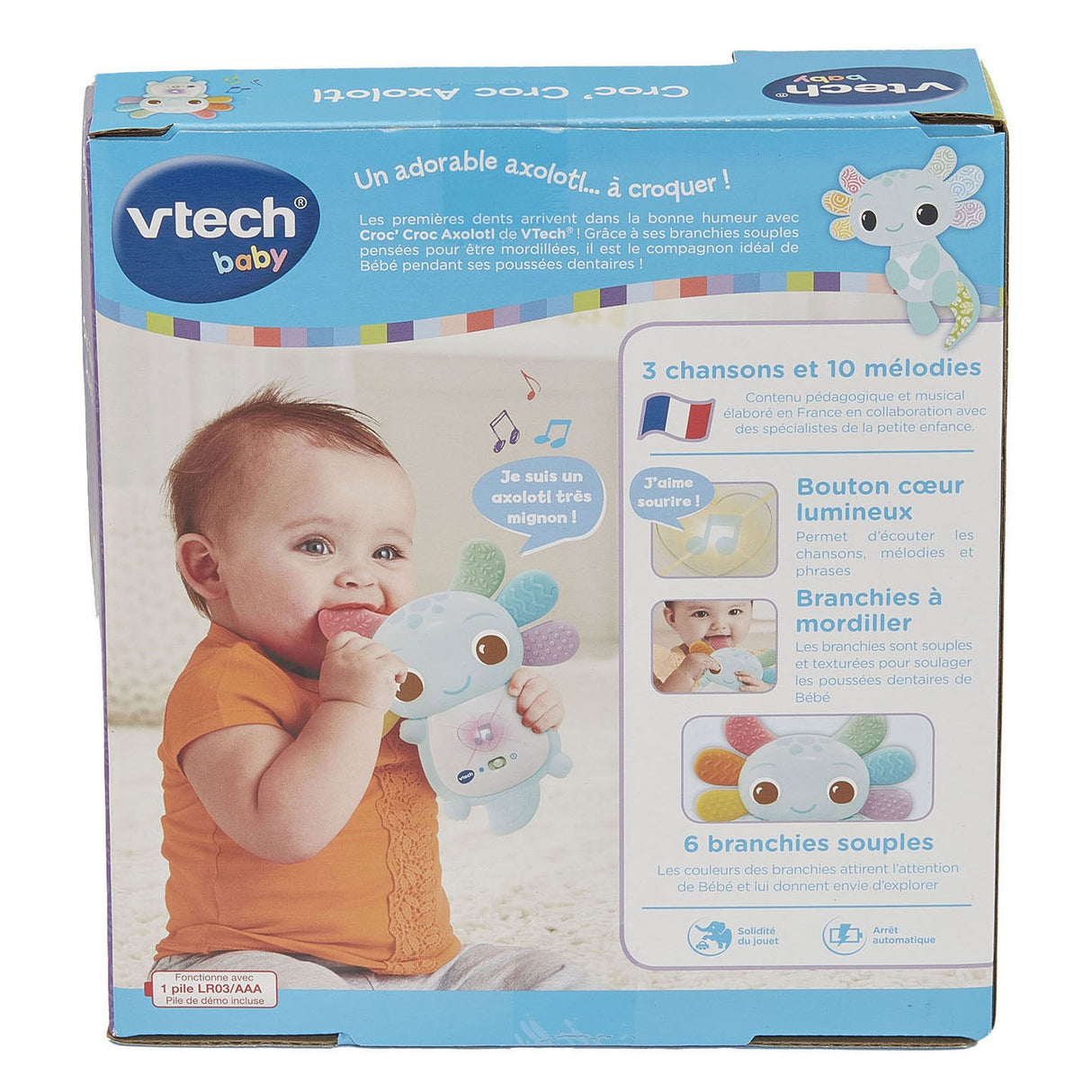 Vtech dětské chrastítko axolotl