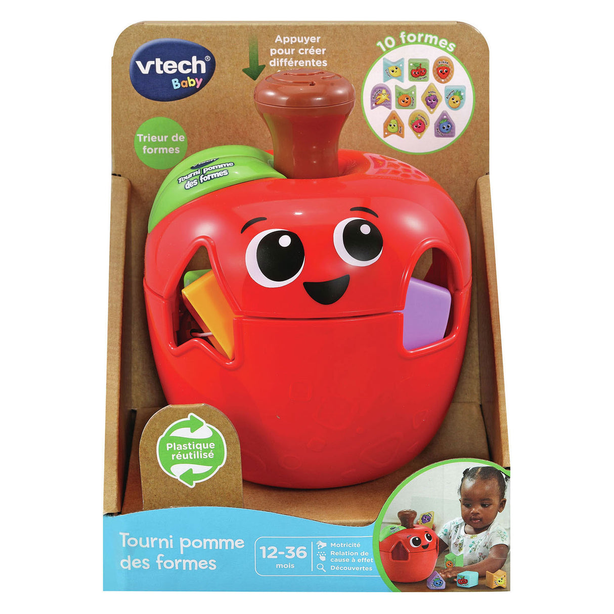 Vtech apple shape sorting apple