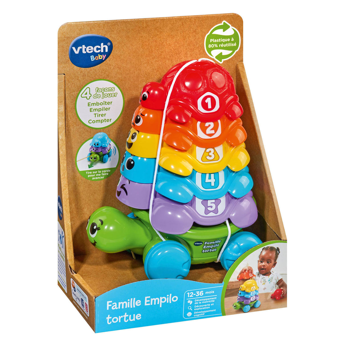 Vtech baby stacking tower turtle