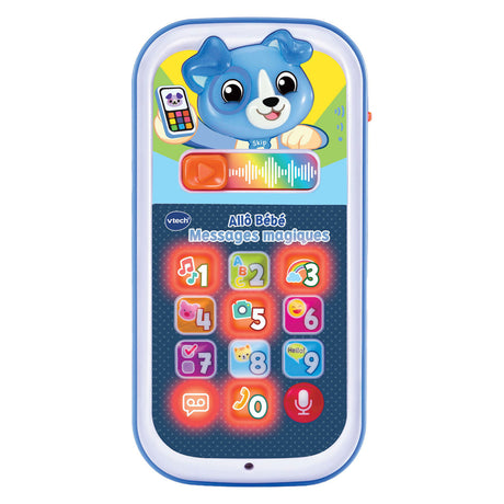 Vtech baby call a učit se štěně telefon s hlasovými zprávami