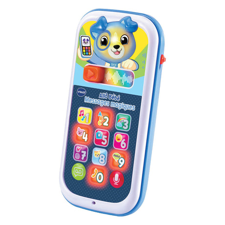 Vtech baby call a učit se štěně telefon s hlasovými zprávami