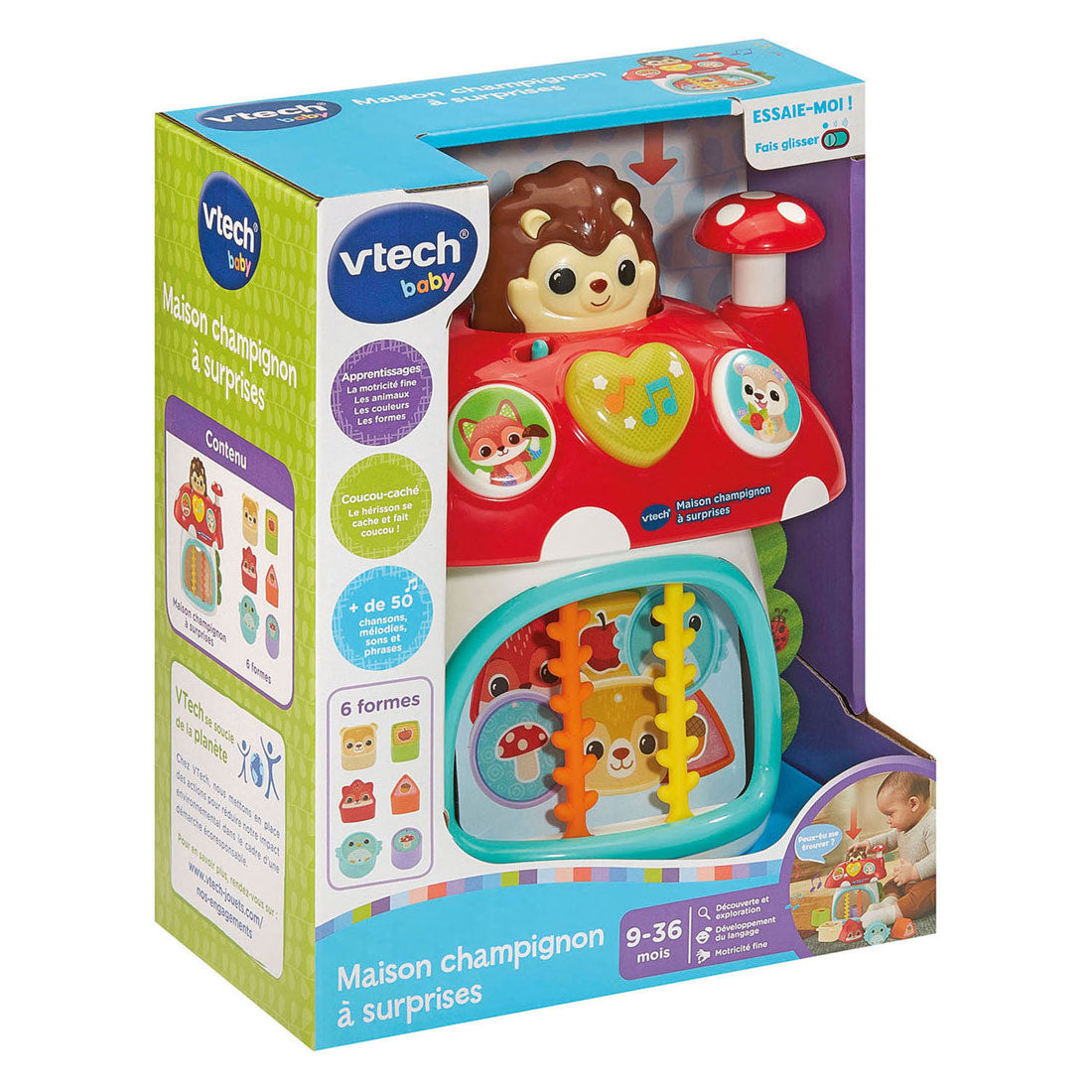 Vtech baby mushroom with surprises
