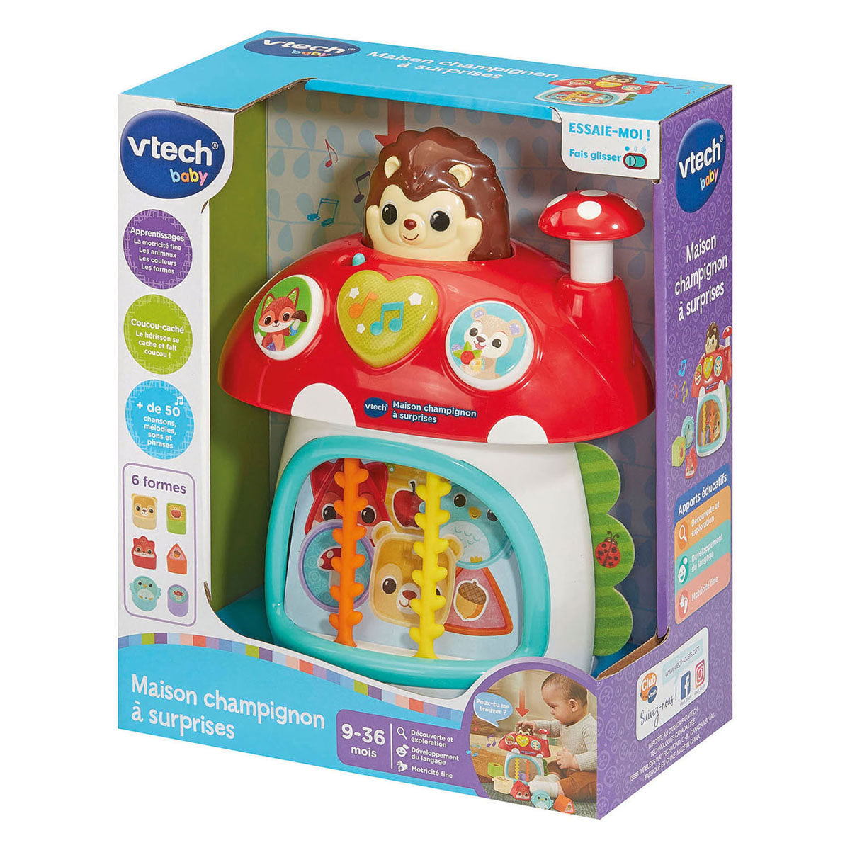 Vtech baby mushroom with surprises
