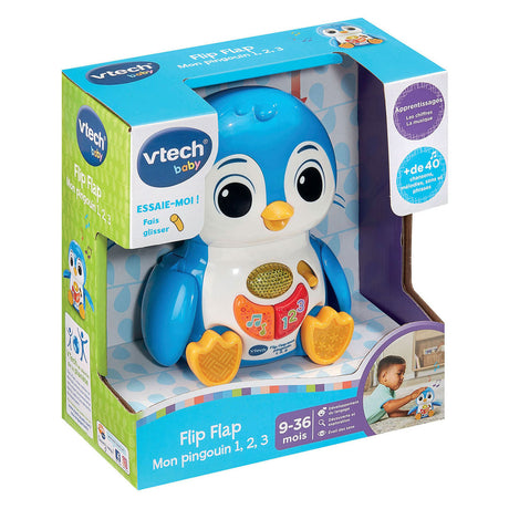Vtech baby flip flap penguin 1-2-3