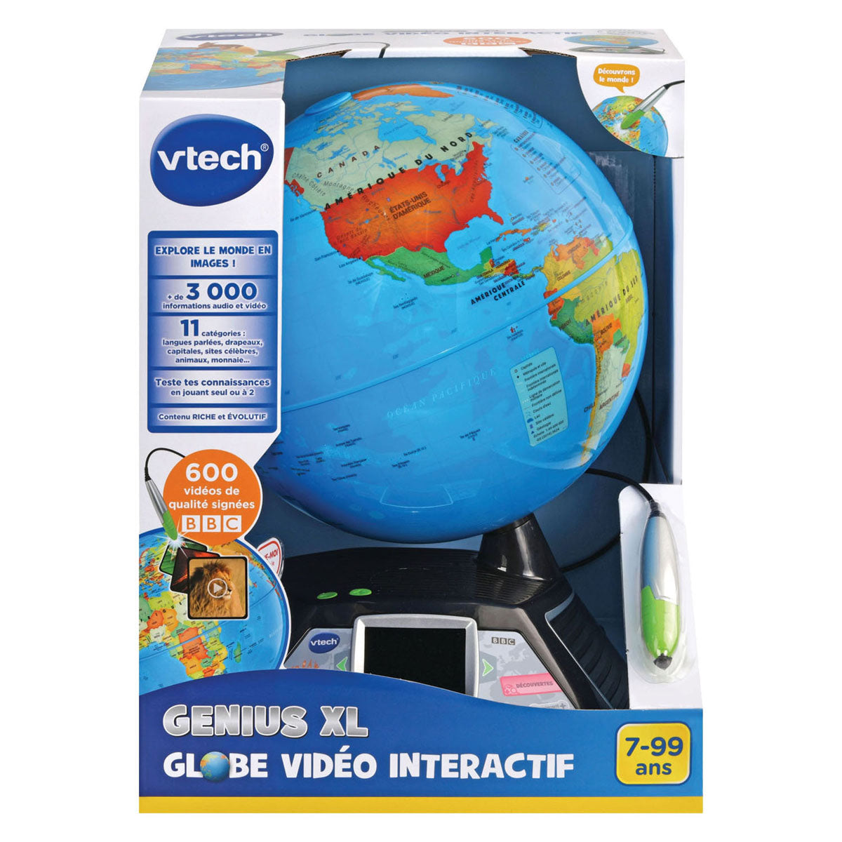 Vtech genius xl interactive globe with video