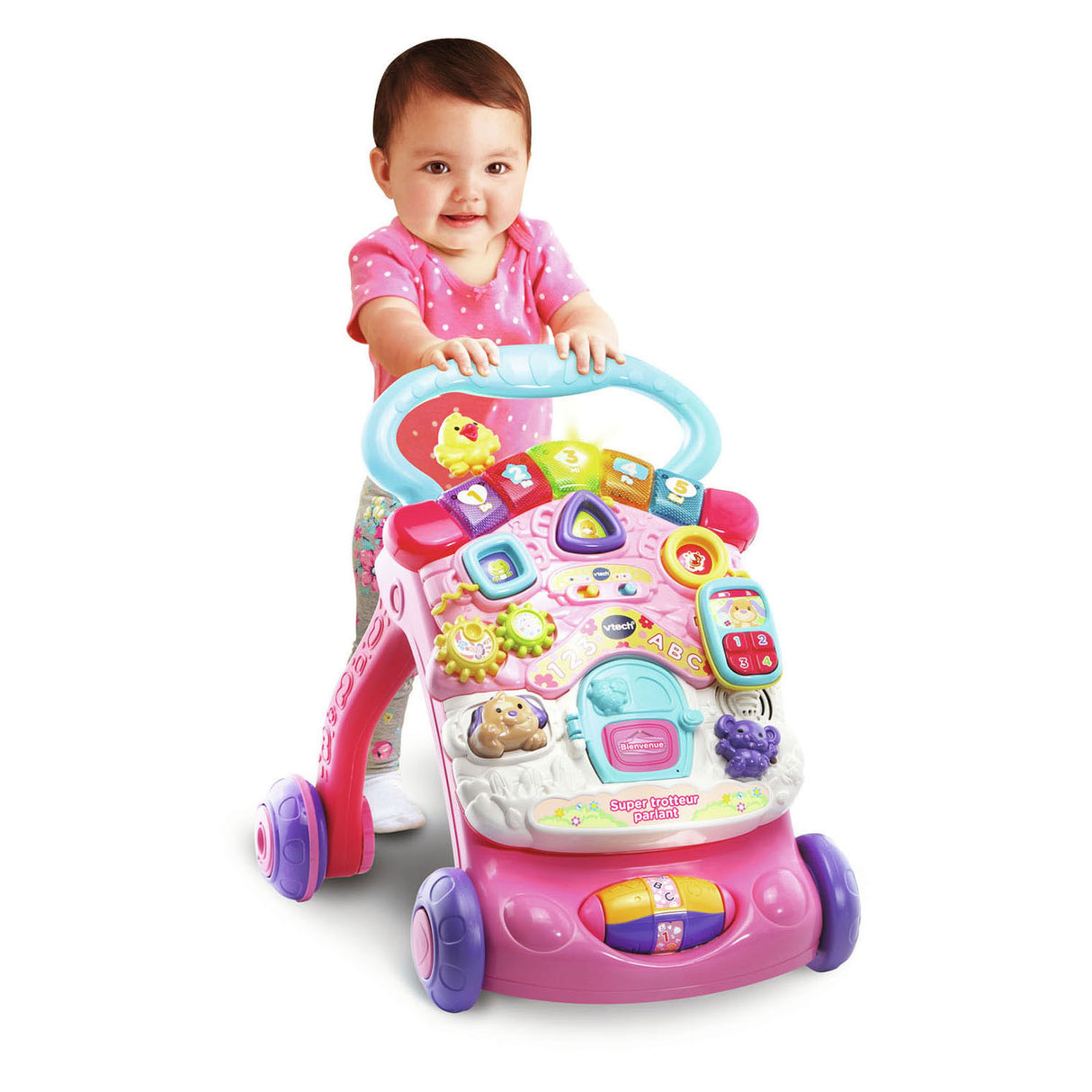 Vtech 2-in-1 activity walker pink