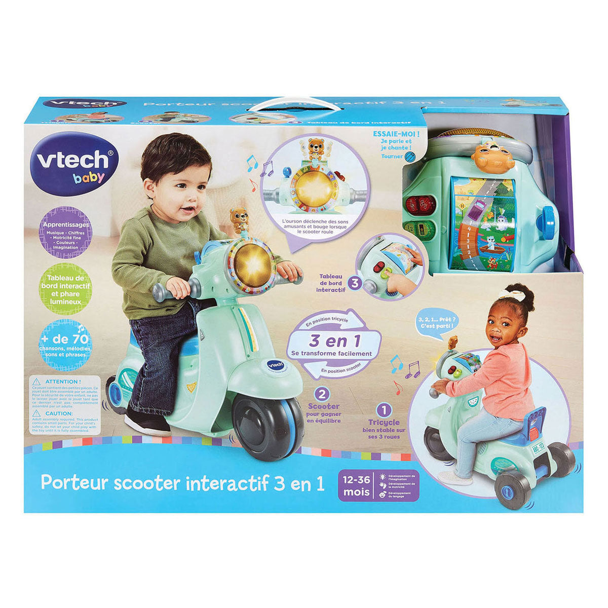 Vtech 3-in-1 scooter walker