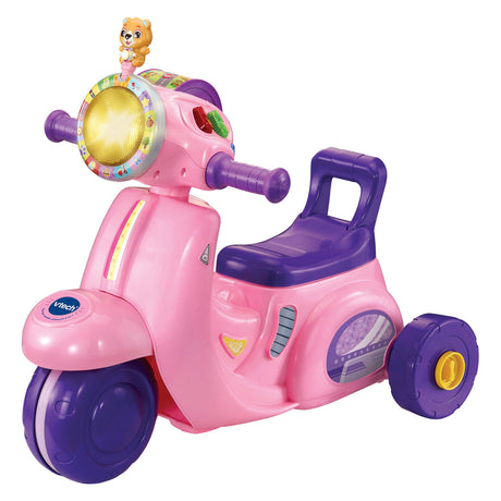 Vtech baby 2-i-1 balancecykel scooter - pink