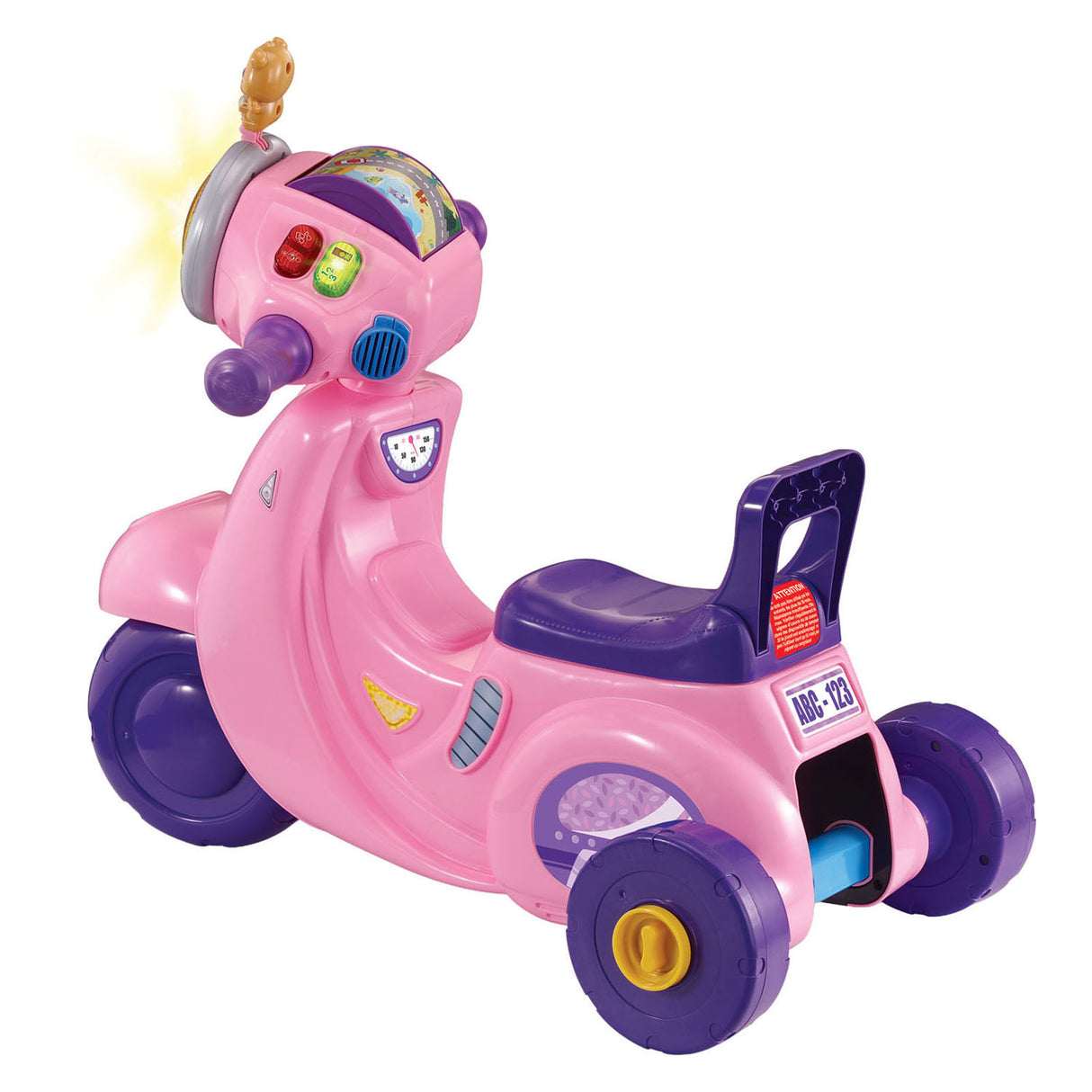 Vtech baby 2-in-1 balance bike scooter - pink