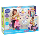 Vtech baby 2-in-1 balance bike scooter - pink