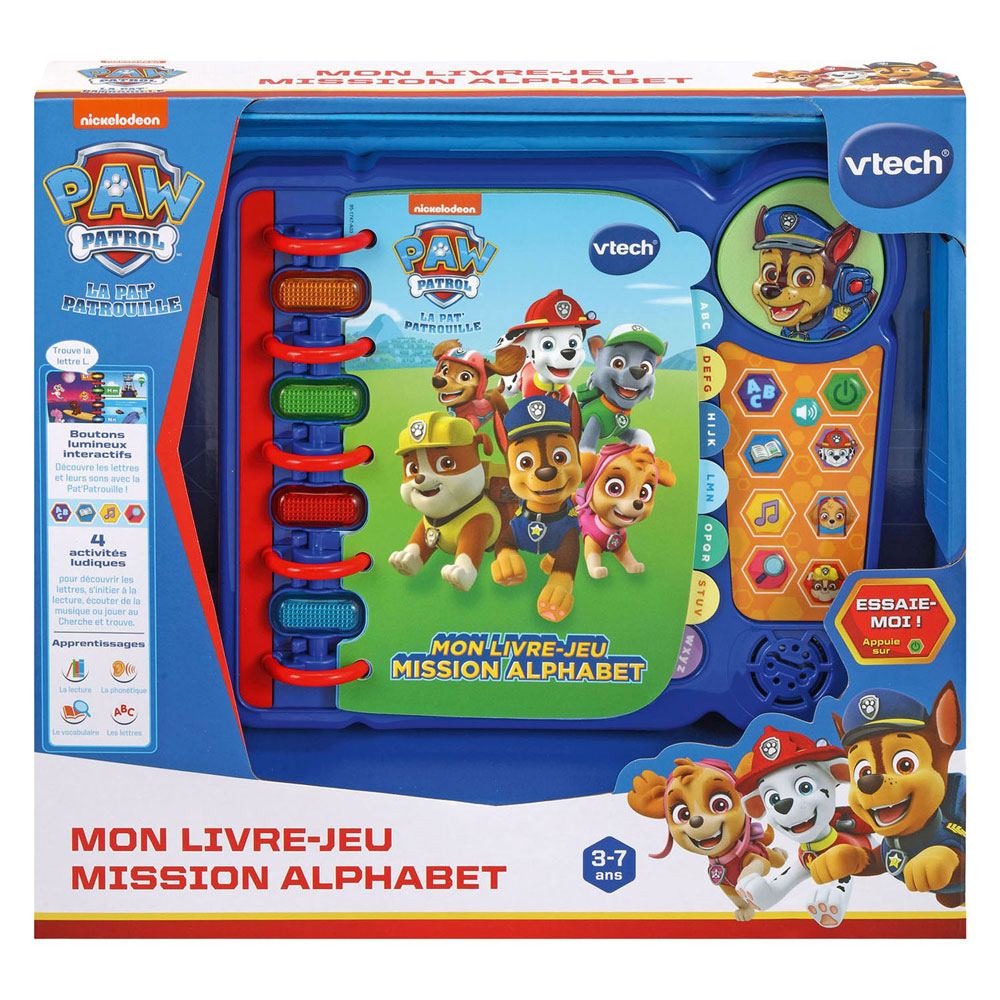 Vtech paw patrol my interactive booklet