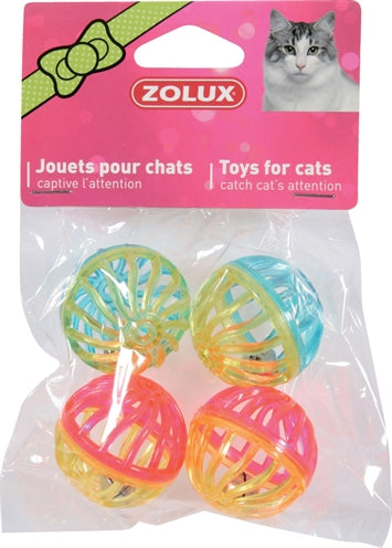 Zolux Cat Toys Toys Ball Twist z Bel