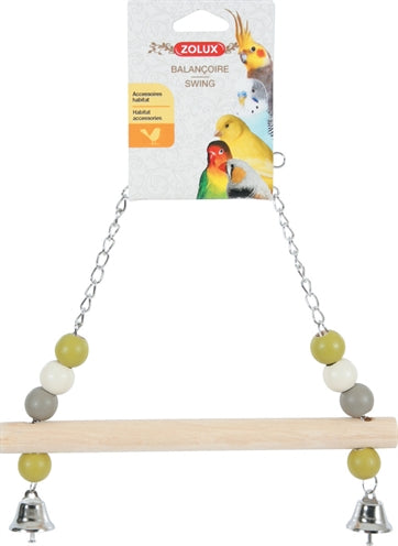 Zolux Swing Wood med perler 2 Call Chain