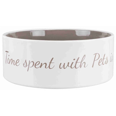 Trixie Food Bowl Pets Hjem Taupe