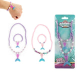 Toi-toys necklace + bracelet mermaid tail